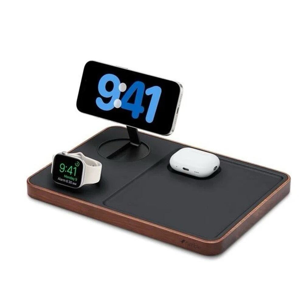 Nimble Valet 3-in-1 Wireless Qi2 Charger for iPhone, AirPods (Refurbished)
